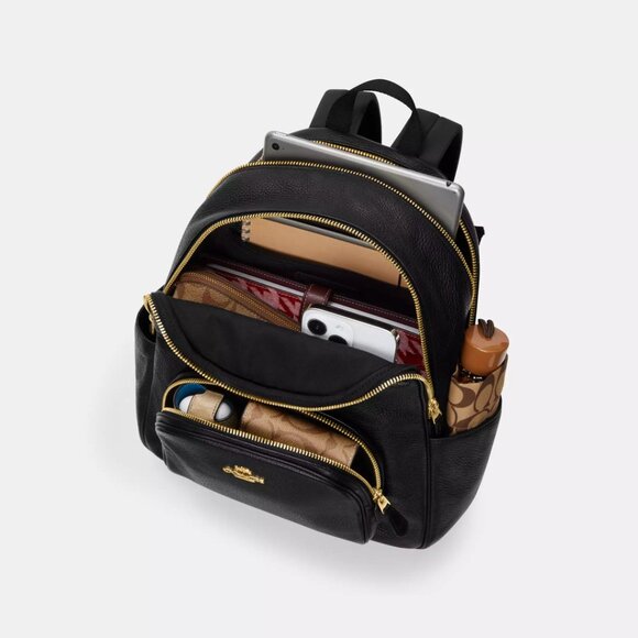 Coach X Observed By Us Court Backpack In Leather- Chalk Multi Bag CU389 NWT - Picture 6 of 6